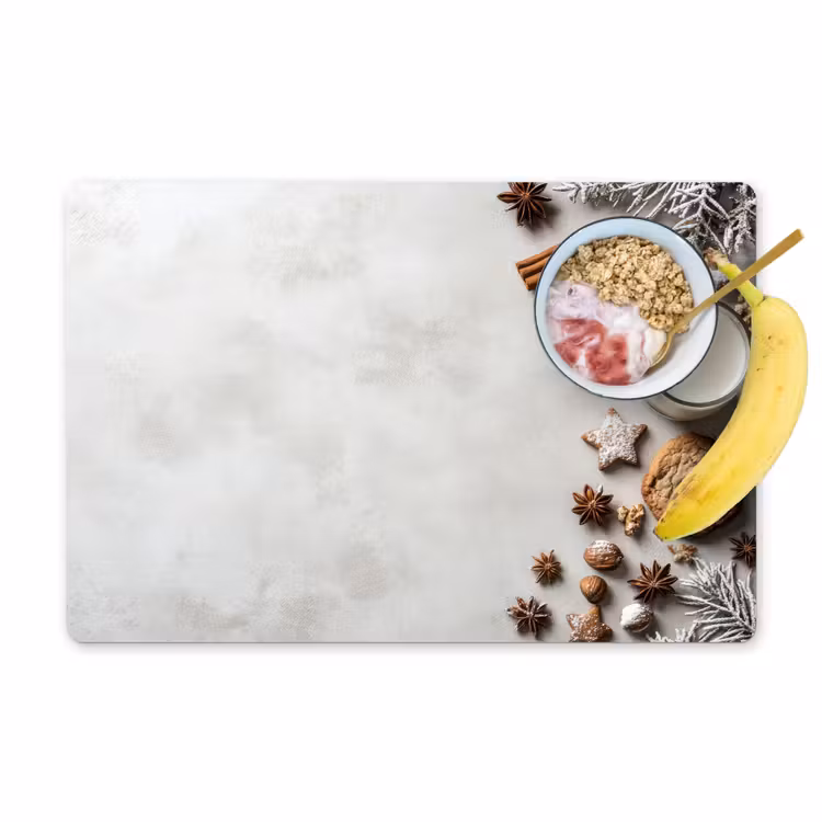 Placemat vinyl - Bakken - Kaneel - Licht - Winter — 1