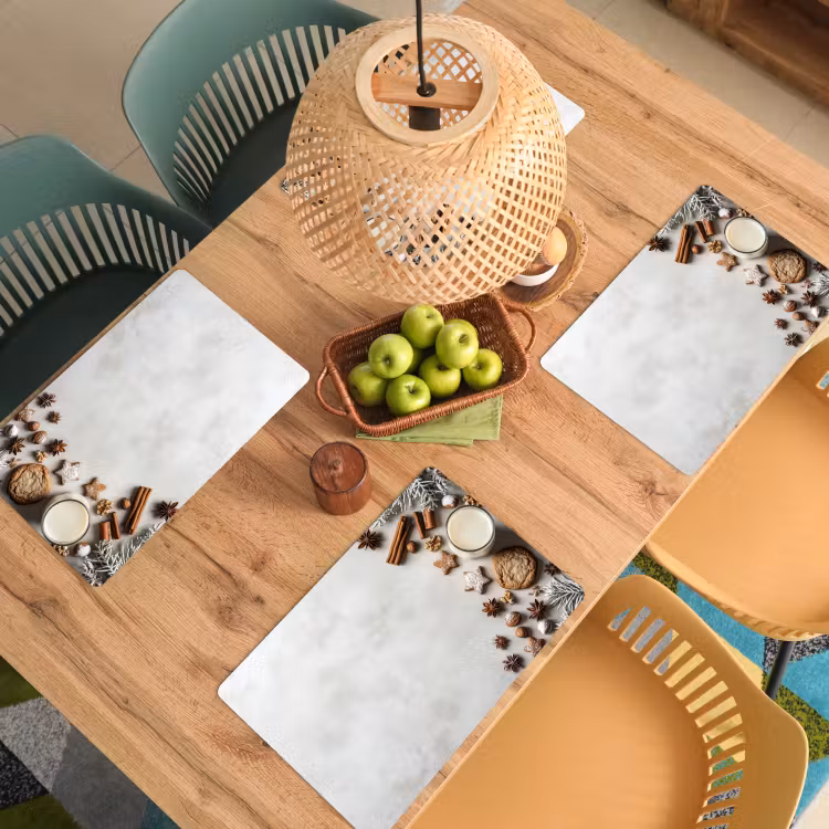 Placemat vinyl - Bakken - Kaneel - Licht - Winter — 3