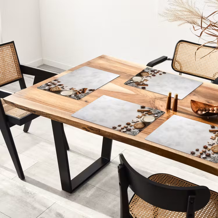 Placemat vinyl - Bakken - Kaneel - Licht - Winter — 4
