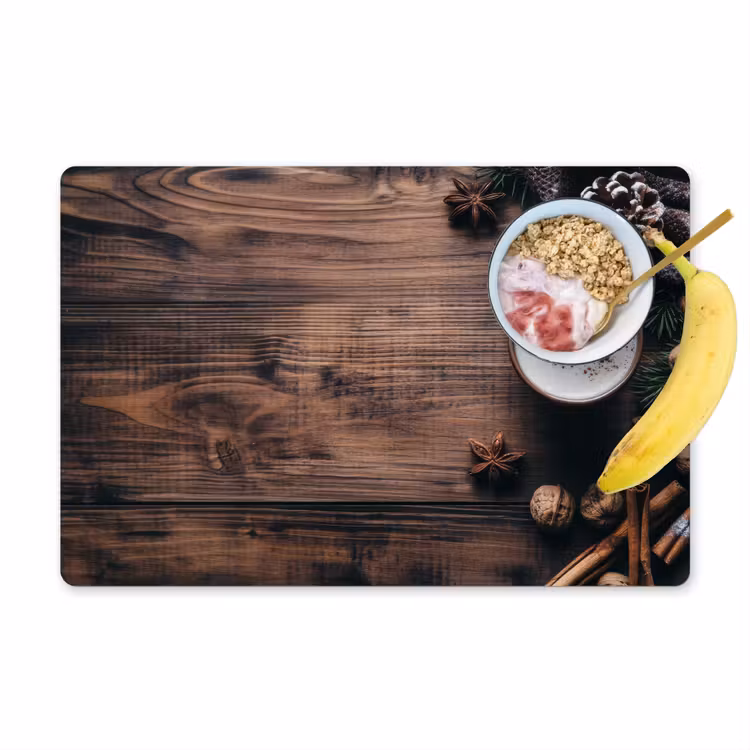 Placemat vinyl - Hout - Landelijk - Warm - Natuur — 1