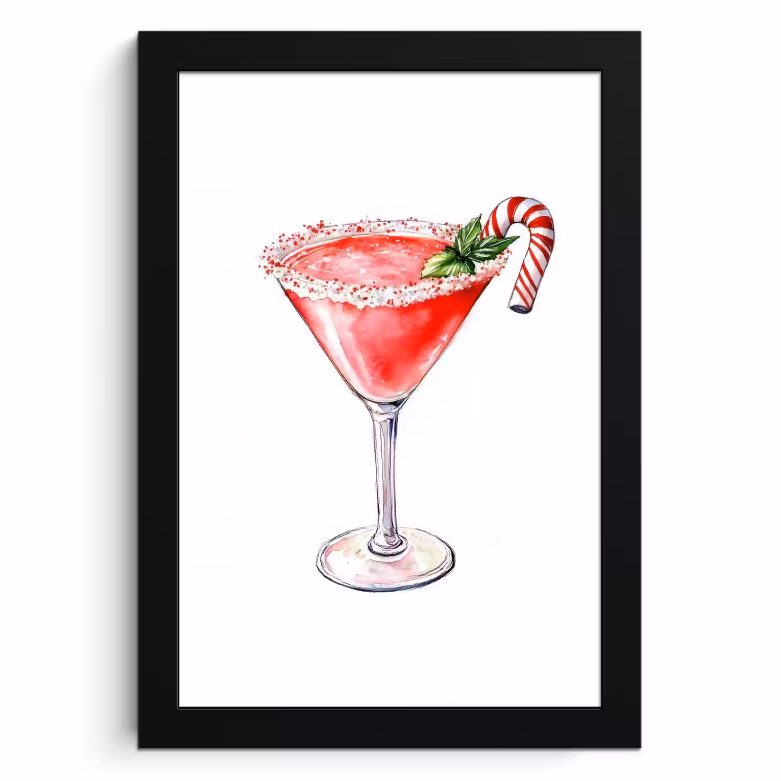 Poster met lijst - Cocktail - Drank - Winter - Kunst — 1