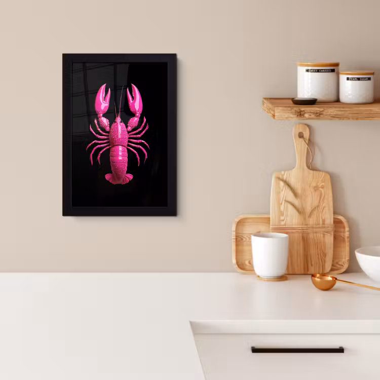 Poster met lijst - . — 2