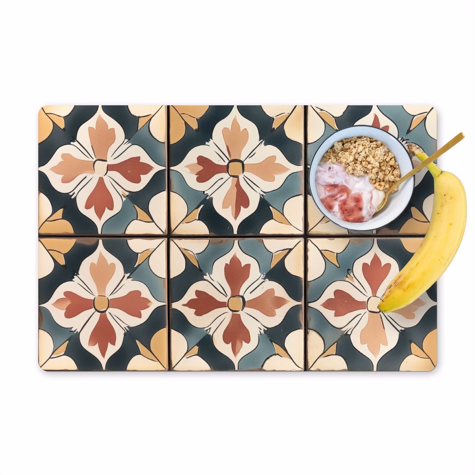 Placemat vinyl - Decoratie - Tegels - Spaans - Vintage — 1