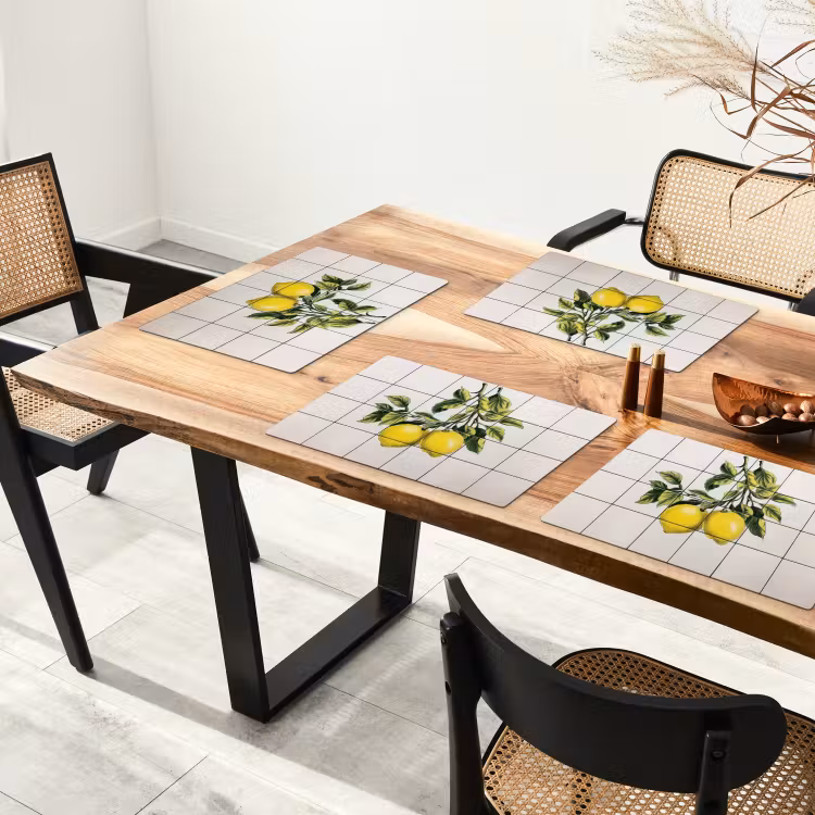 Placemat vinyl - Citroen - Decoratie - Keramiek - Takken — 4