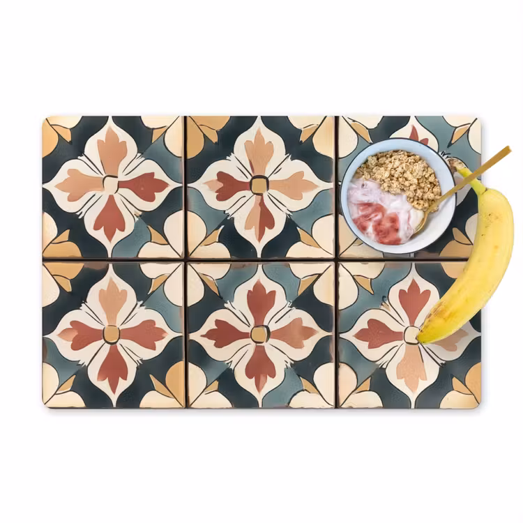 Placemat vinyl - Decoratie - Tegels - Spaans - Vintage — 1