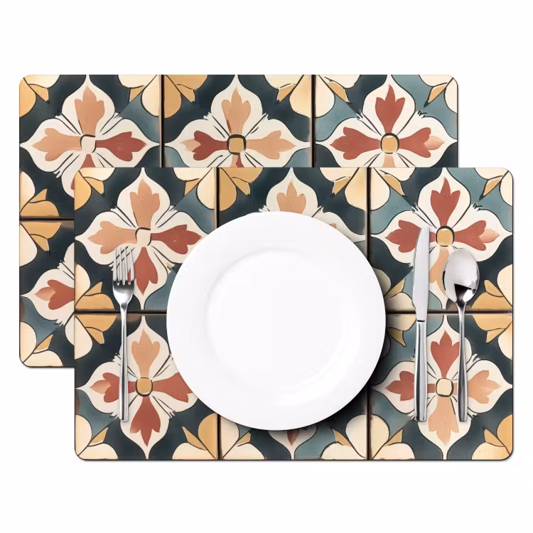 Placemat vinyl - Decoratie - Tegels - Spaans - Vintage — 2