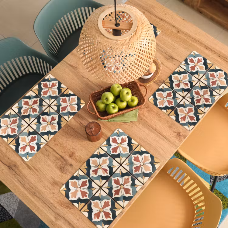 Placemat vinyl - Decoratie - Tegels - Spaans - Vintage — 3
