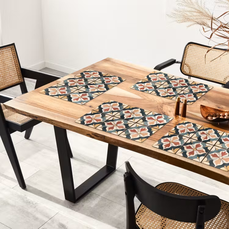 Placemat vinyl - Decoratie - Tegels - Spaans - Vintage — 4