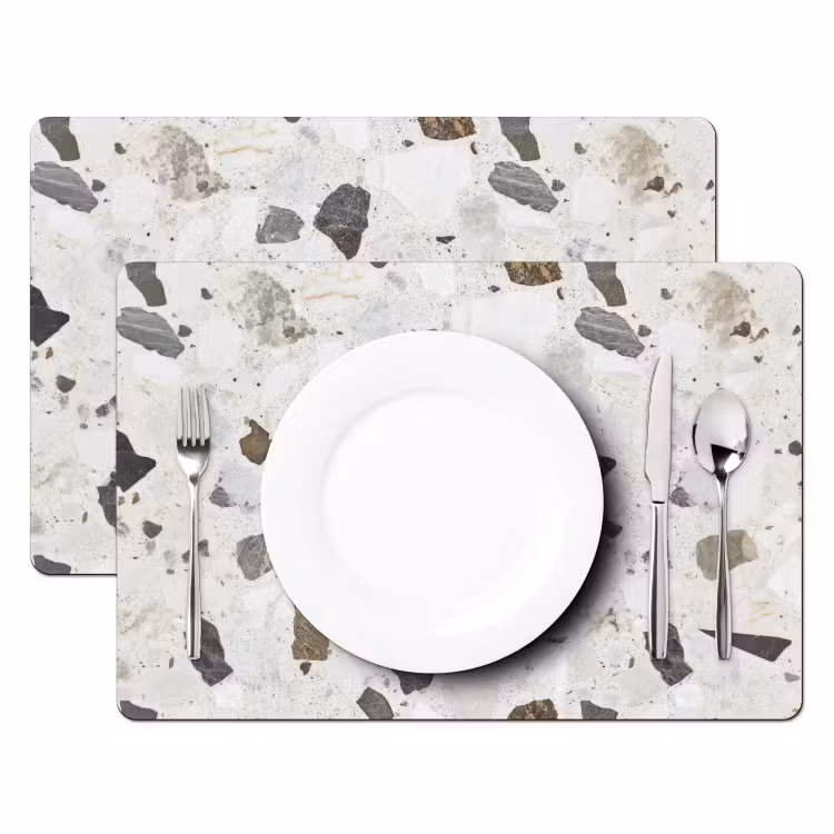 Placemat vinyl - Marmer - Terrazzo - Decoratie - Interieur — 2