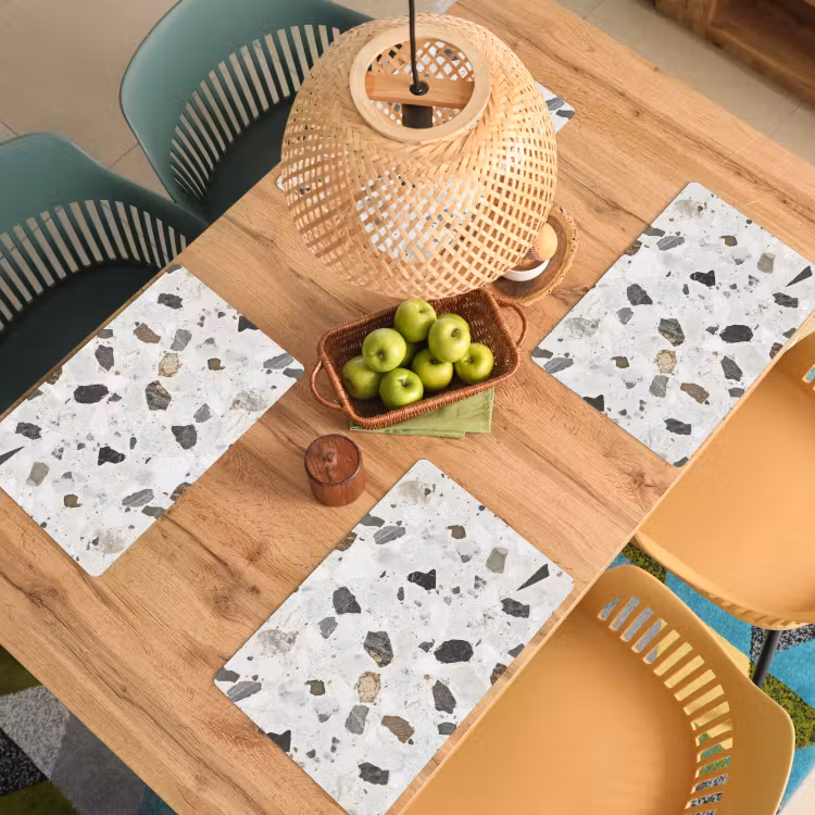 Placemat vinyl - Marmer - Terrazzo - Decoratie - Interieur — 3