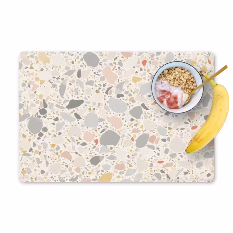 Placemat vinyl - Patronen - Licht - Terrazzo - Decoratie — 1