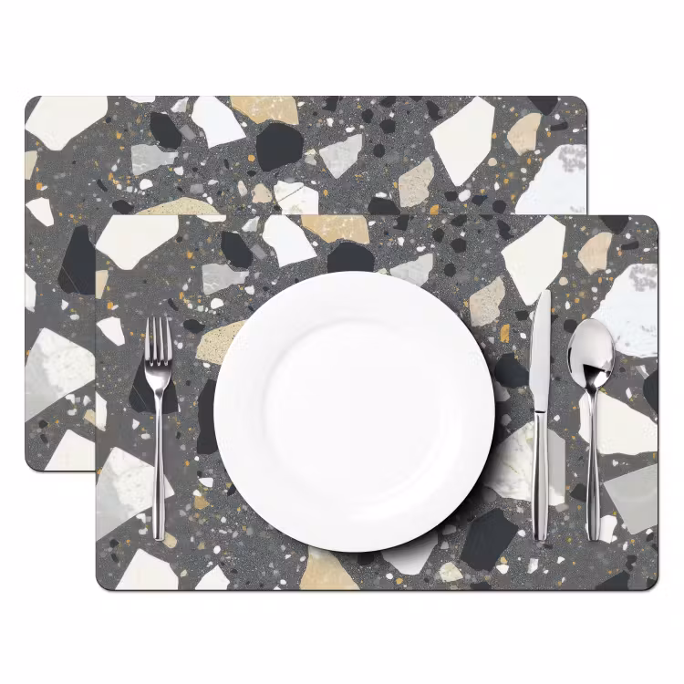 Placemat vinyl - Terrazzo - Decoratie - Interieur - Stenen — 2
