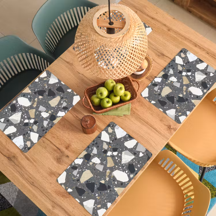 Placemat vinyl - Terrazzo - Decoratie - Interieur - Stenen — 3