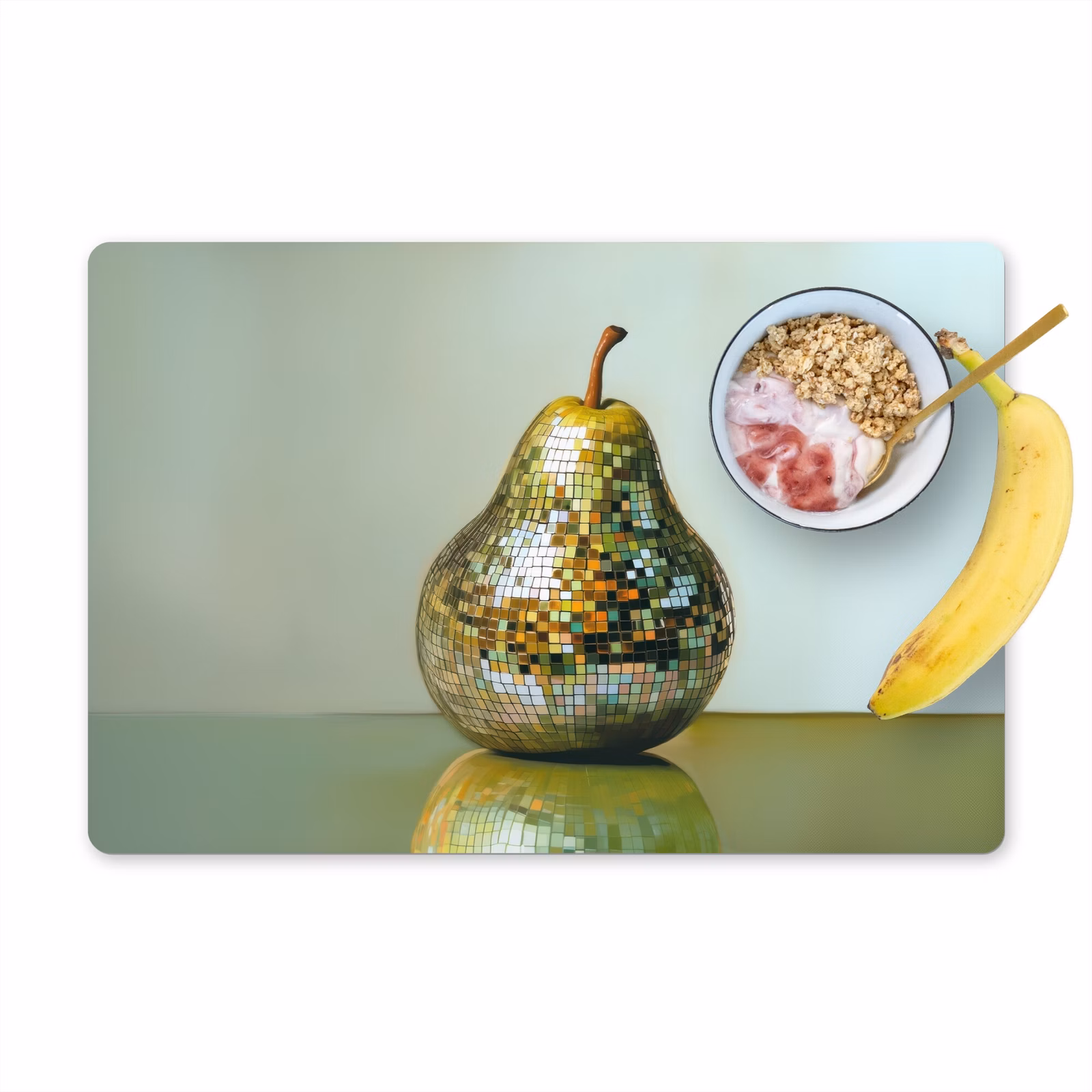 Placemat vinyl - Fruit - Disco - Art - Glitter — 1