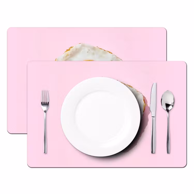Placemat vinyl - Ei - Disco - Ontbijt - Glitter — 2