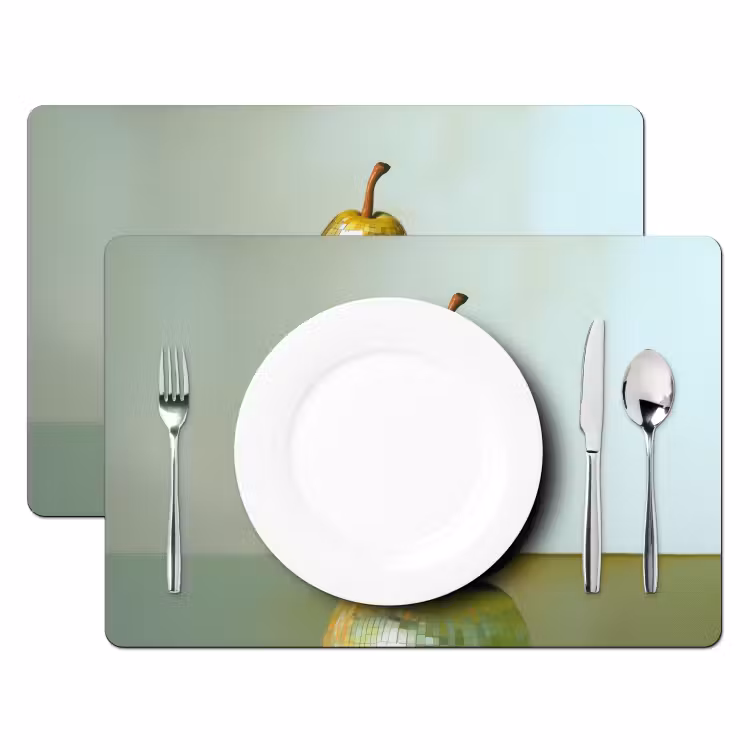 Placemat vinyl - Fruit - Disco - Art - Glitter — 2