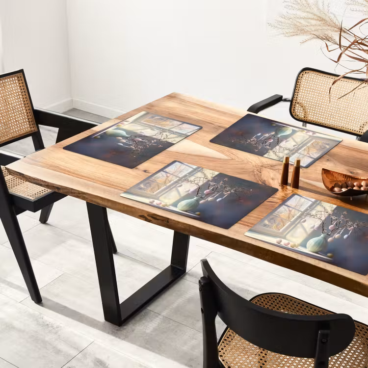 Placemat - 6 stuks - Stilleven - Vaas - Paastak — 4