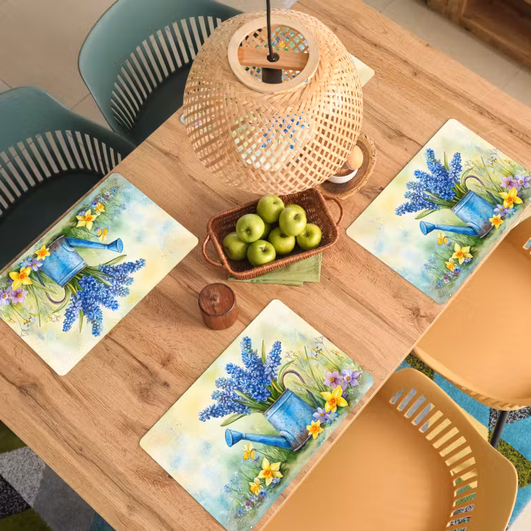Placemat vinyl - Gieter - Lavendel - Bloesems — 3