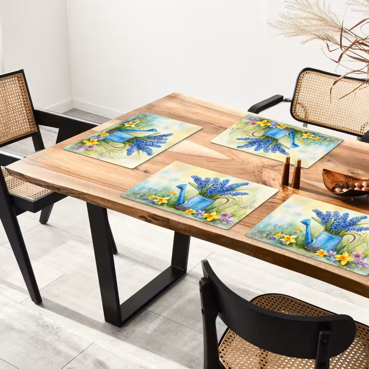Placemat vinyl - Gieter - Lavendel - Bloesems — 4