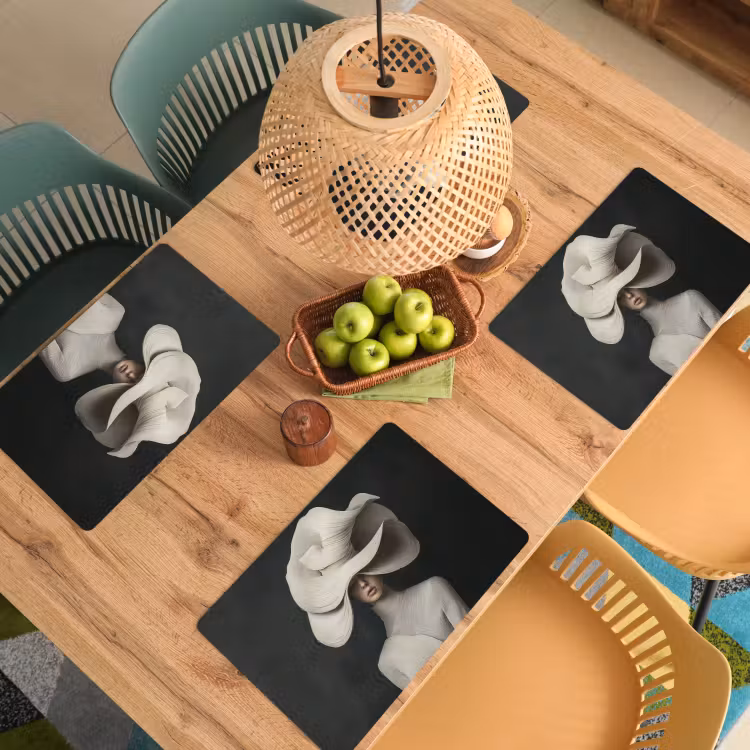 Placemat vinyl - Modern - Vrouw - Hoed — 3