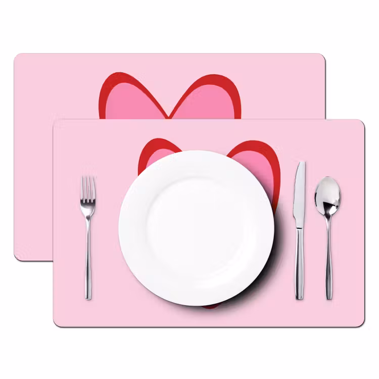 Placemat vinyl - Quote - Moeder - Roze — 2
