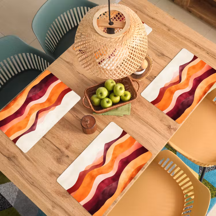 Placemat vinyl - Abstract - Landschap - Golven — 3
