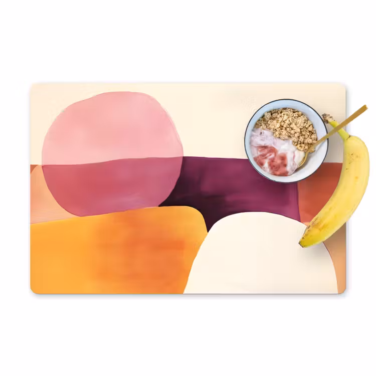 Placemat vinyl - Vormen - Abstract - Kleurrijk — 1