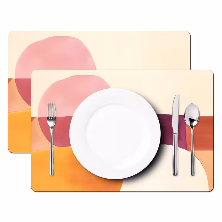Placemat vinyl - Vormen - Abstract - Kleurrijk — 2