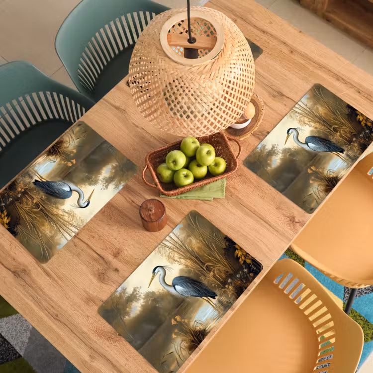 Placemat vinyl - Reiger - Water - Planten — 3