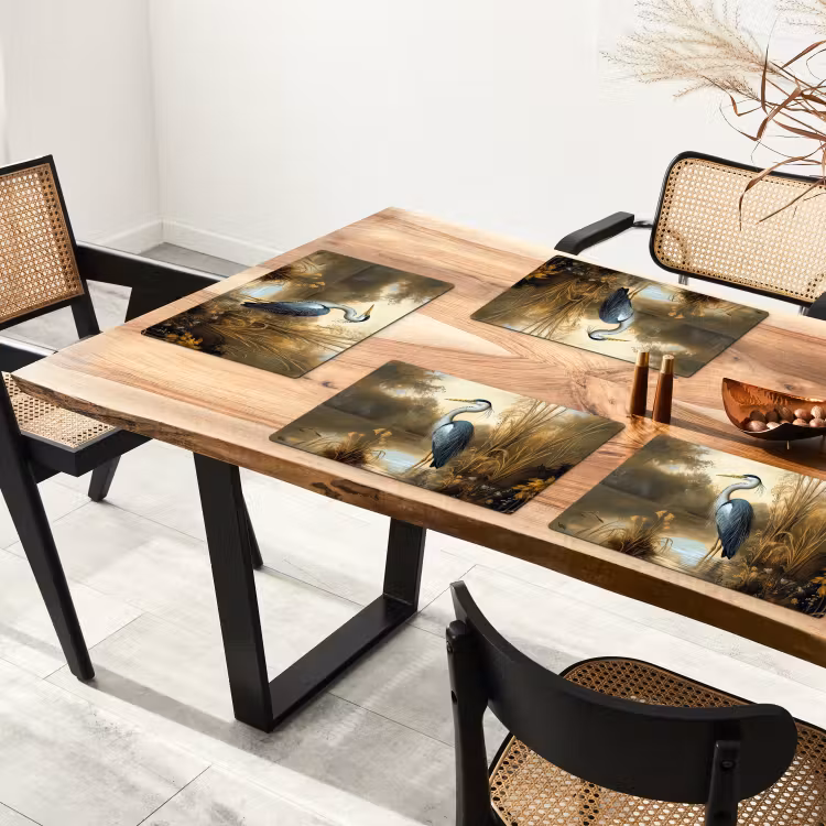 Placemat vinyl - Reiger - Water - Planten — 4