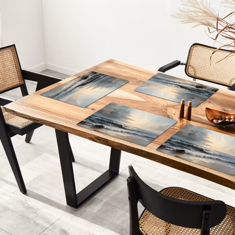 Placemat vinyl - Strand - Zee - Zonsondergang — 4