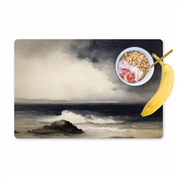 Placemat vinyl - Zee - Rotsen - Storm — 1