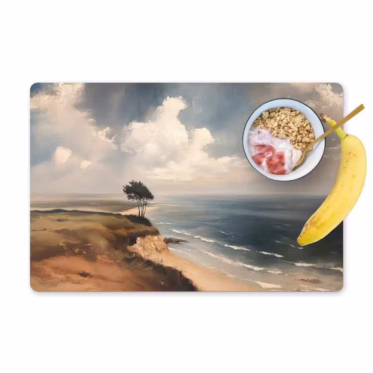 Placemat vinyl - Klif - Zee - Boom — 1