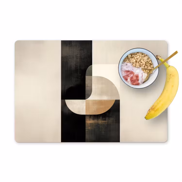 Placemat vinyl - Modern - Vierkant - Vormen — 1