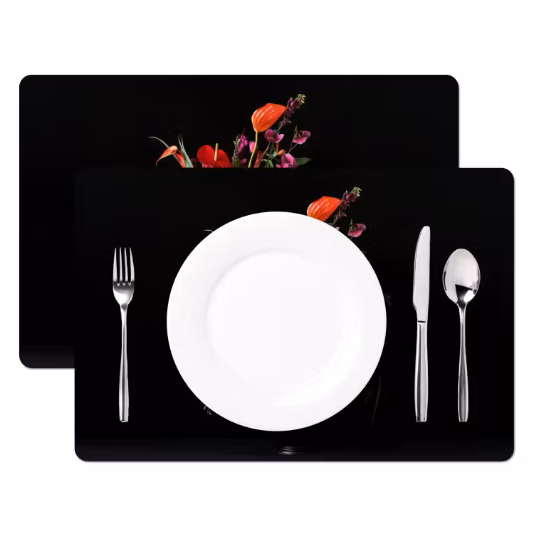 Placemat vinyl - Bloemen - Boeket - Sierlijk — 2