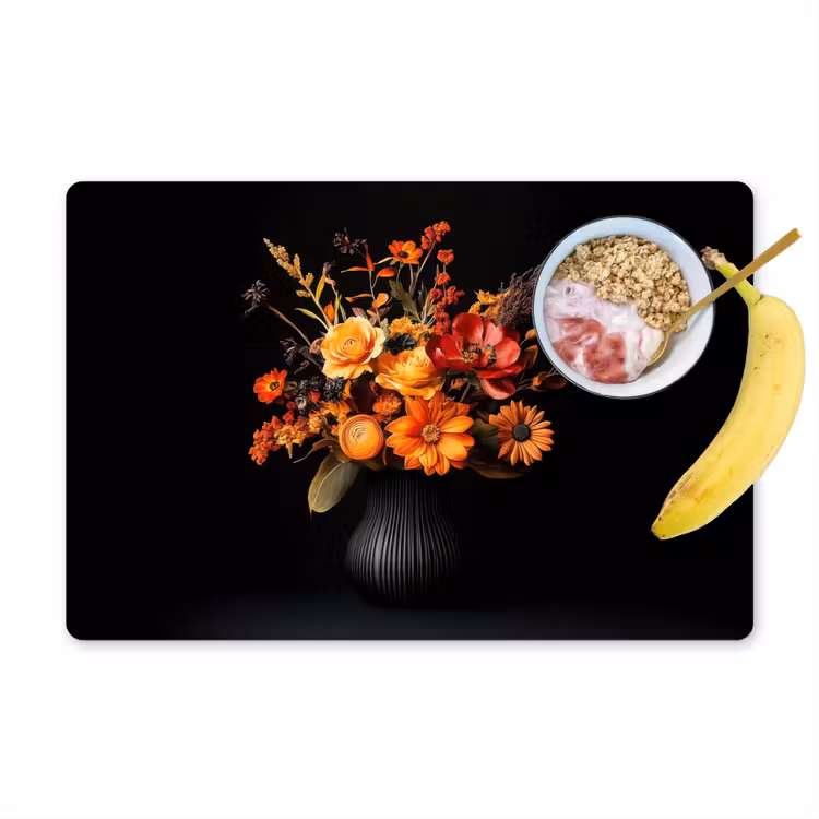 Placemat vinyl - Herfst - Boeket - Oranje — 1