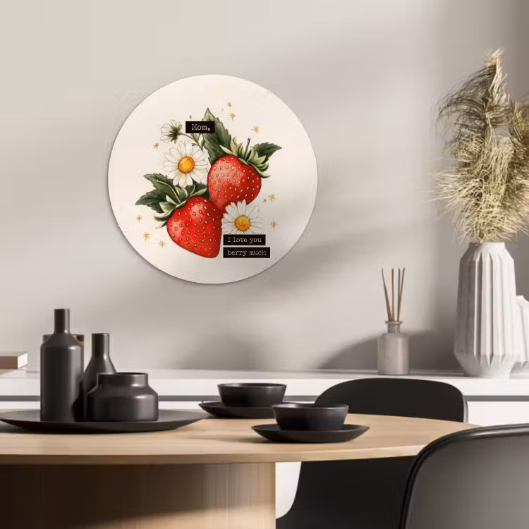 Muurcirkel - Aardbeien - Madeliefjes - Quote - Sterretjes — 2
