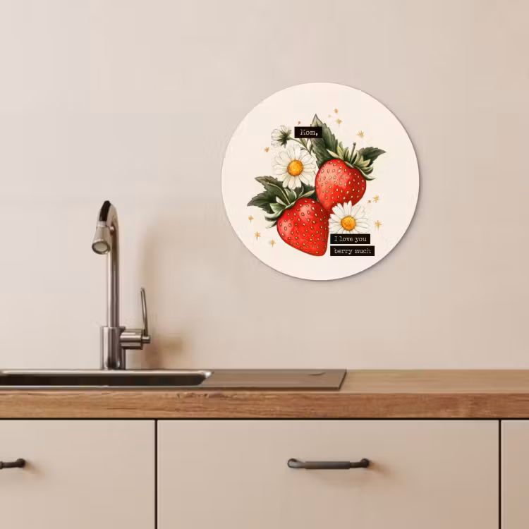 Muurcirkel - Aardbeien - Madeliefjes - Quote - Sterretjes — 3