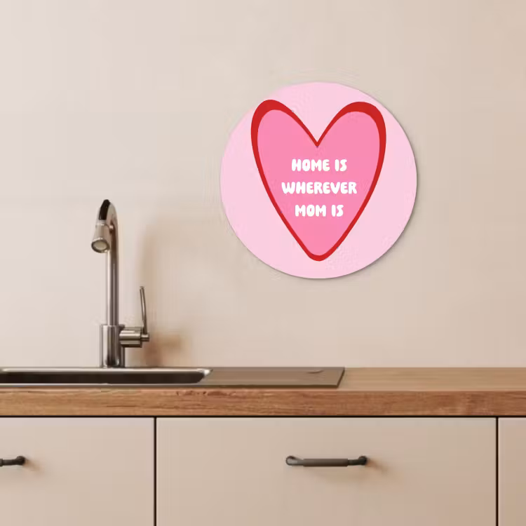 Muurcirkel - Quote - Moeder - Roze — 3