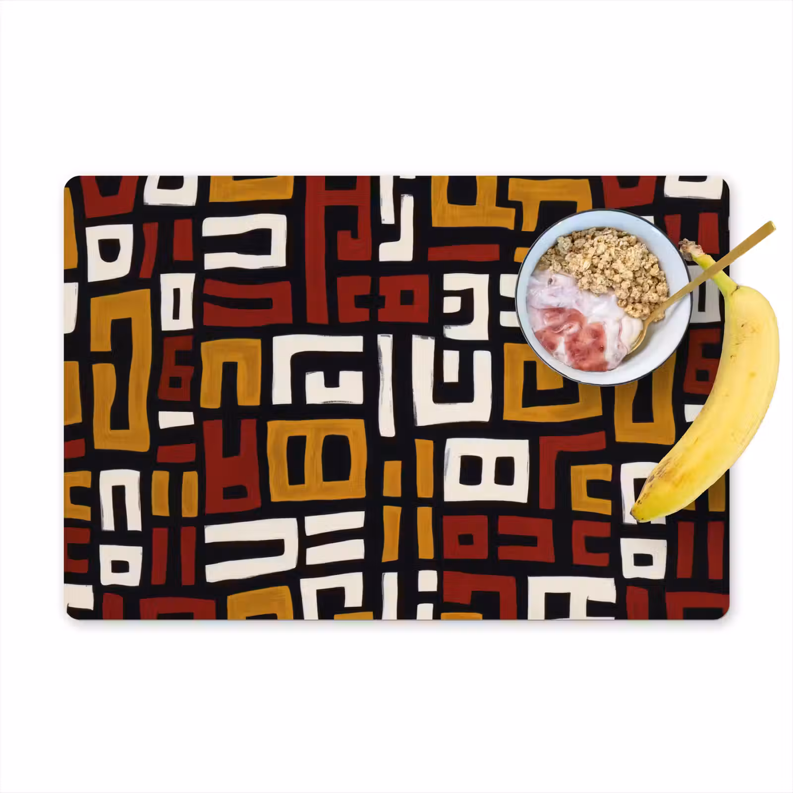 Placemat vinyl - Abstract - Patroon - Rood — 1