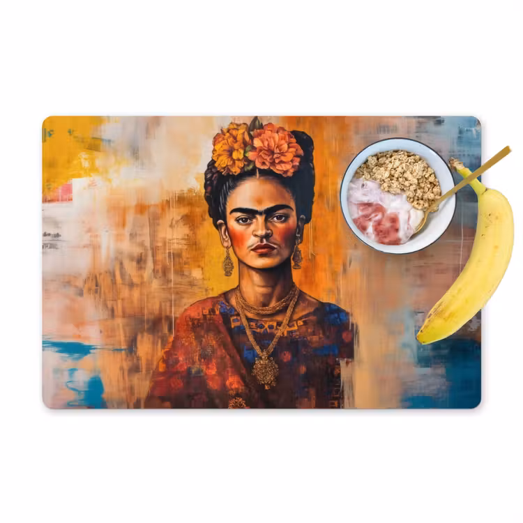 Placemat vinyl - Portret - Sieraden - Schilderachtig — 1