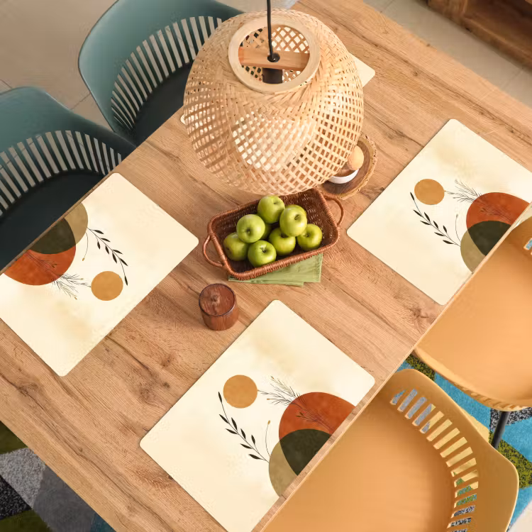 Placemat vinyl - Planten - Abstract - Vormen — 3