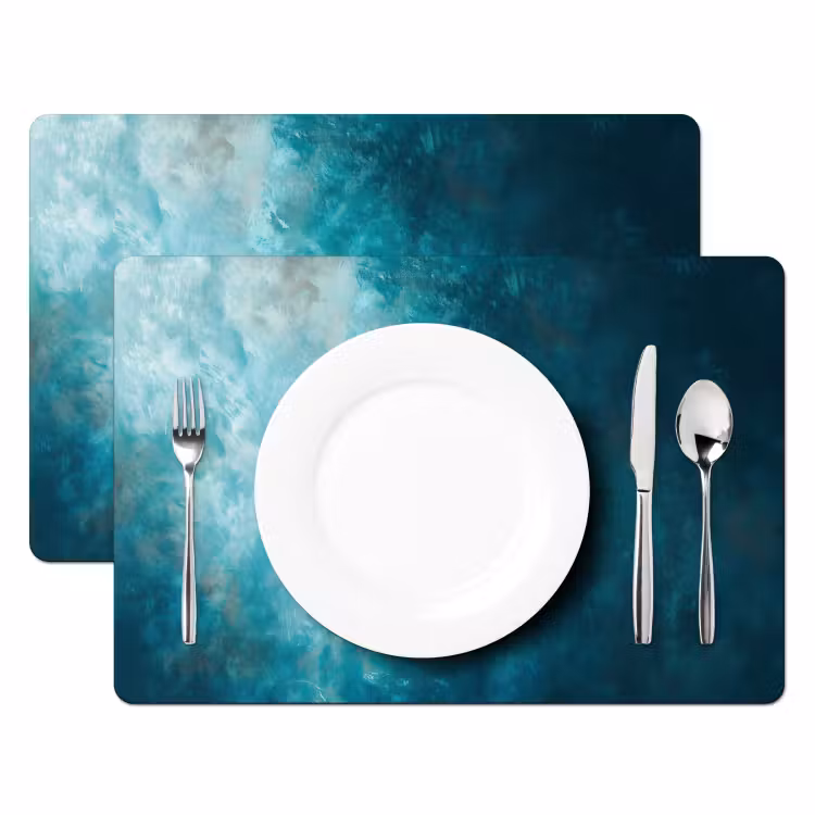 Placemat vinyl - Bootje - Water - Blauw — 2