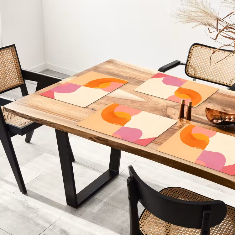 Placemat vinyl - Vormen - Abstract - Kleurrijk — 4