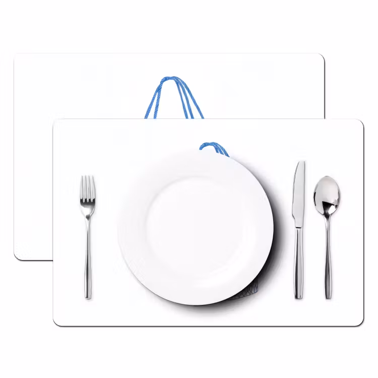 Placemat vinyl - Tas - Blauw - Citroenen - Illustratie — 2