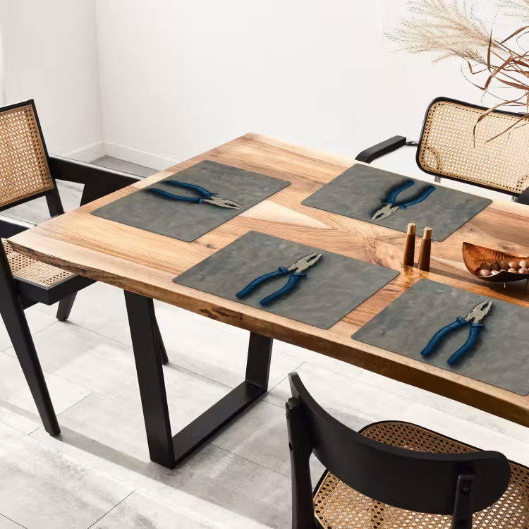 Placemat vinyl - Tang - Schilderij - Textuur - Verf — 4