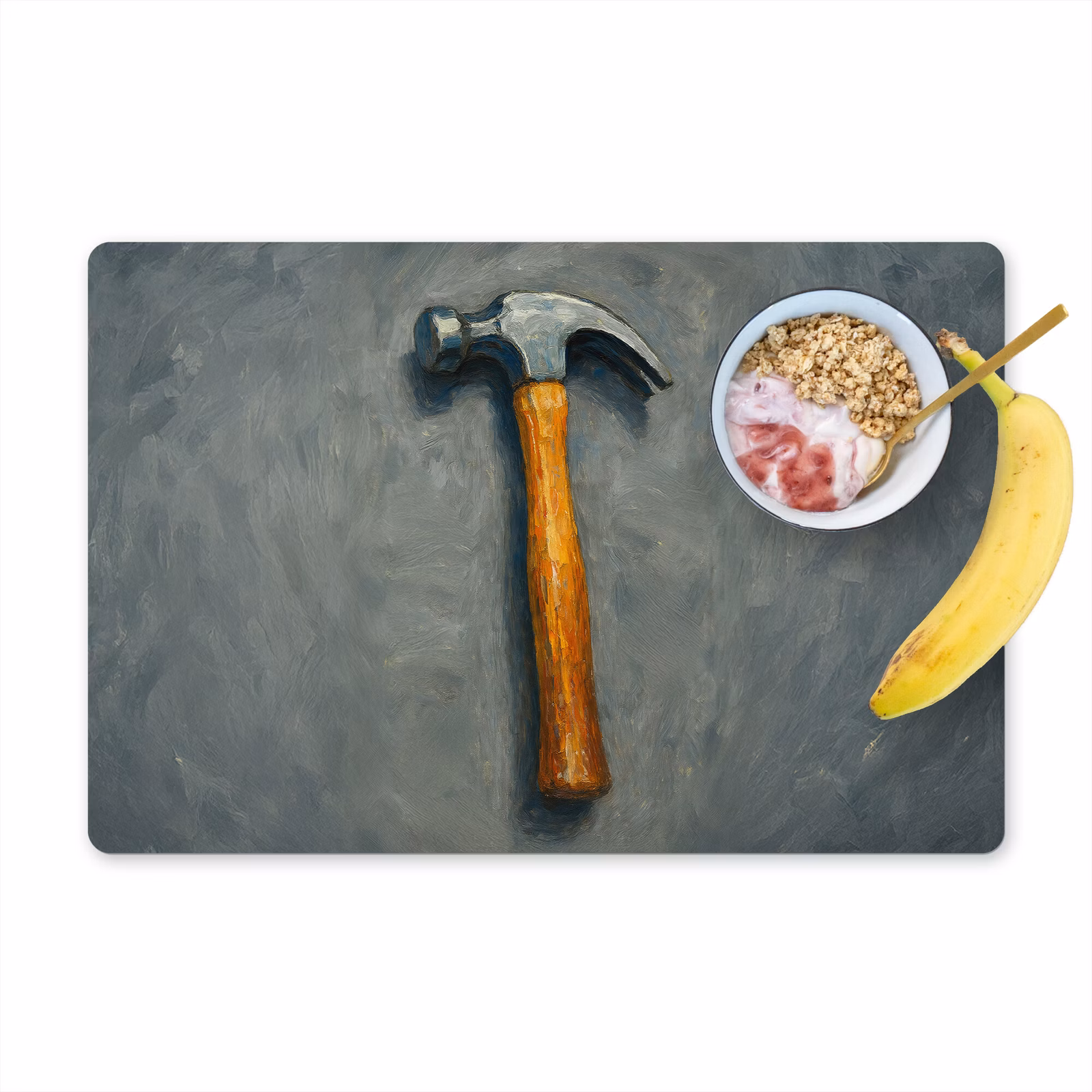 Placemat vinyl - Hamer - Schilderij - Gereedschap — 1