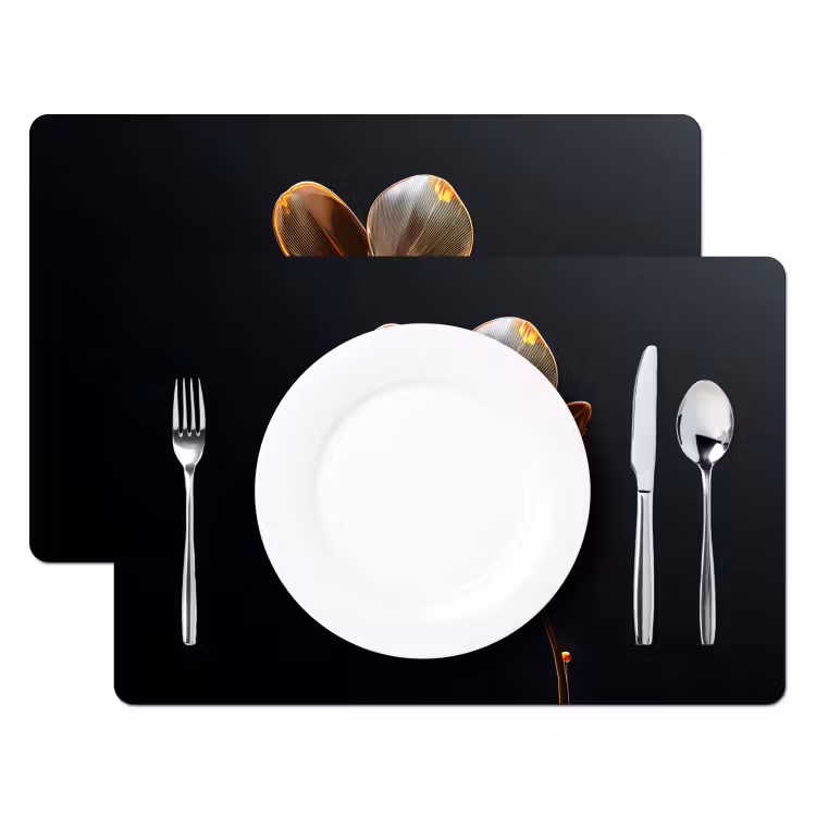 Placemat vinyl - Orchidee - Doorzichtig - Bloem — 2