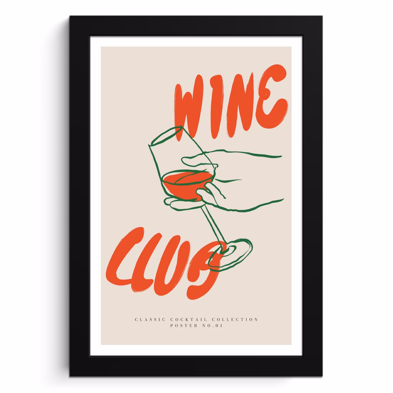 Poster met lijst - Vloeibare Vrijheid — 1