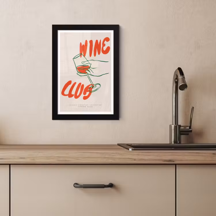 Poster met lijst - Vloeibare Vrijheid — 2